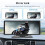 Carplay Sem Fio de 10,26 Polegadas e Android Auto Stereo com Câmera de Backup AHD, RáDio PortáTil para Carro  Mirror Link 7