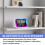 Intelligent Large Screen  Clock Speaker with Temperature Display Control Table Speaker FM Office Decor White 9