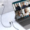 USB-C to 3.5mm Headphone Charging Adapter with DAC Chip 5