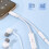 USB-C to 3.5mm Headphone Charging Adapter with DAC Chip 2