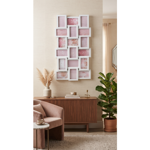 New 18 Multi White S2 Photo Frame Lining 102x53Cm