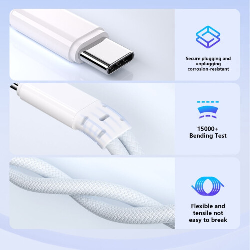 USB-C to 3.5mm Headphone Charging Adapter with DAC Chip 2
