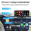 Carplay Sem Fio de 10,26 Polegadas e Android Auto Stereo com Câmera de Backup AHD, RáDio PortáTil para Carro  Mirror Link 4