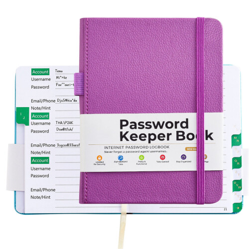 Portable Password Notebook for Address and Daily Notes 2