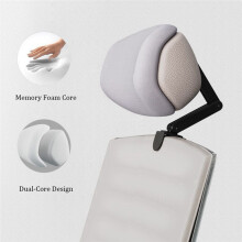 Adjustable Memory Foam Headrest-Ergonomic Neck Support Pillow with Flexible Height and Angle,