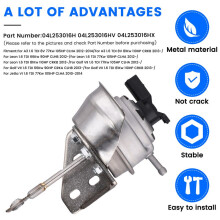 04L253016H Elektronische Actuator voor Turbocompressor voor A3 voor Turbo Wastegate Actuator 04L253016HV