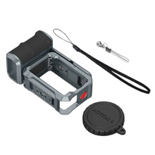 Camera Grip Holder Metal Cage for OSMO Action 6 Accessories Shutter Button Extension Photography Handle Grey