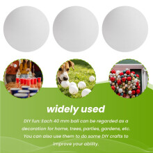 100pcs Pong Balls 40mm Beer Balls Bulk Washable Small Game Balls for Carnival Pool Games Party Decoration Pet Toys