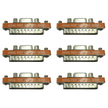 6X DB9 Female to DB25 Male Serial Port Cable Adapter Gender Changer