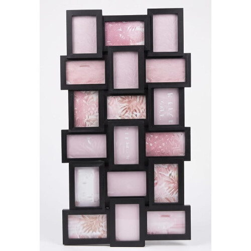 New 18 Multi Photo Frame S2 Black Lining 102x53Cm 2
