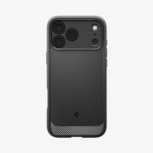 Custodia Spigen Rugged Armor MagFit per iPhone 17 Pro - Nero opaco