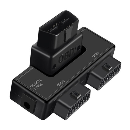 OBD II 16针分线器 黑色 1个