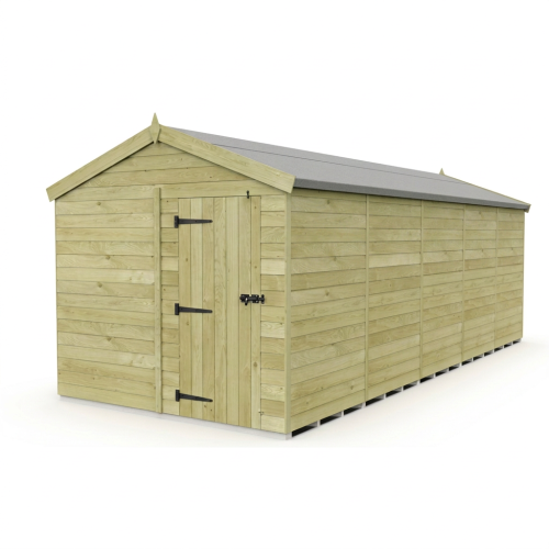8 x 20 Apex Shed Tanalised (Single Door, No Windows) 1