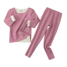 Boys Thermal Underwear Set Soft Lined Base Layer Purple