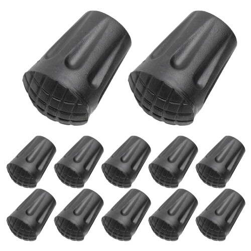 Trekking Pole End Cap Rubber Tip 12 Pack