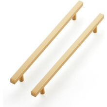 Brass Champagne Gold Cabinet Handles 5-Pack 8-3/4 Inch
