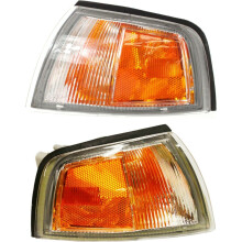 Clear and Amber Signal Light Lenses with Bulbs for