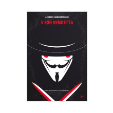 V for Vendetta canvas poster 8 pieces