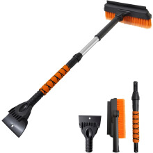 Ice Scraper for Car Windshield 33 inch 3-in-1 Extendable