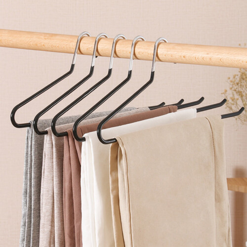 Blanket Hangers Heavy Duty Nonslip 4 Pcs Black