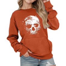 Girls Casual Oversized Hoodie with Pocket and Drop Shoulder