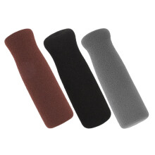 Crutch Handle Grip Replacement Black Foam 3 Pcs