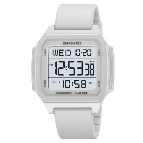 Waterproof LED Digital Alarm Watch with Stopwatch Timer 50M