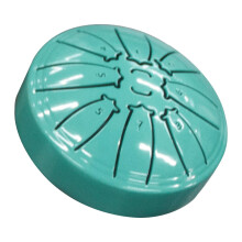 Green Mini Tongue Drum Carbon Steel 8-Tone 4 Inch