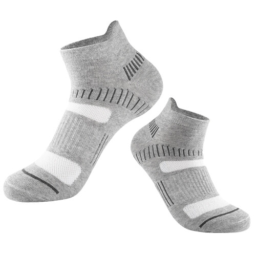 Men's Wool Thermal Socks Gray Low-Top One Size