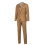 Men's Slim Fit Solid Two-Piece Suit Set 1