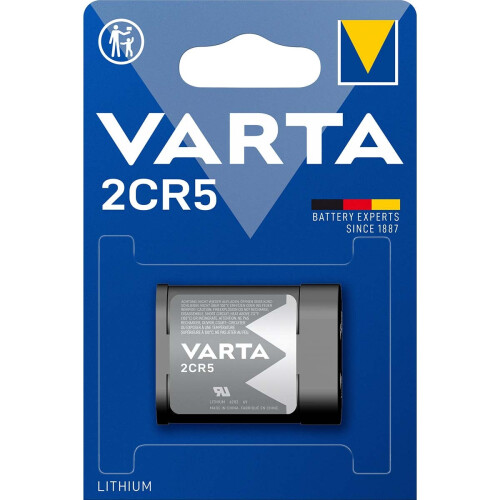Lithium Battery 2CR5 | 6 V DC | 1400 mAh | 1-Blister | Grå / Sølv
