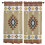 Mandala Pattern Ethnic Retro Curtain for Living Room 1