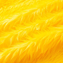 Faux Fur Fabric Yellow 36x63 Inch Thick Plush