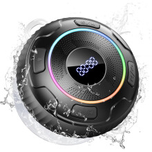 Bluetooth Shower Speaker IPX7 Waterproof HD Sound LED