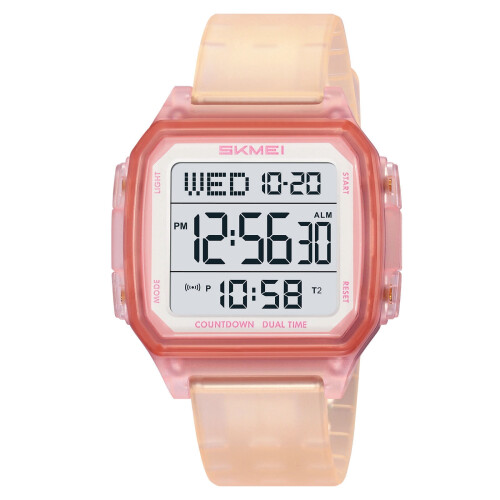 Waterproof Digital Alarm Watch with LED Backlight 50M