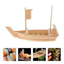 Sushi Serving Plate Synthetic Log Color 1 Pack