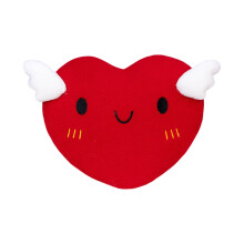 Red Valentine's Day plush pillow doll 15.96x13.77 inches