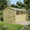 8 x 20 Apex Shed Tanalised (Single Door, With Windows) 1