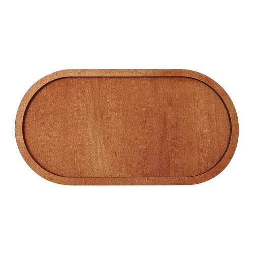 Solid Wood Tray Hand-Polished Multi-Functional 1 Piece