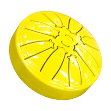 Yellow Tongue Drum Mini 4 Inch 8 Tone Carbon Steel Hand