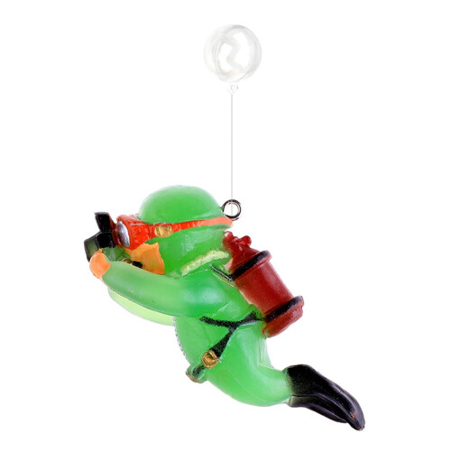Diver Floating Aquarium Ornament for Glass Tanks