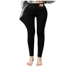 Thermal Pants for Women Black Wide Leg 4XL