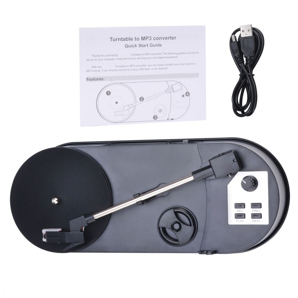 Record Player with USB MP3 Conversion Function