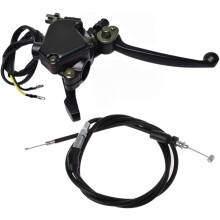 Thumb Throttle Cable with Dual Brake Lever 22mm