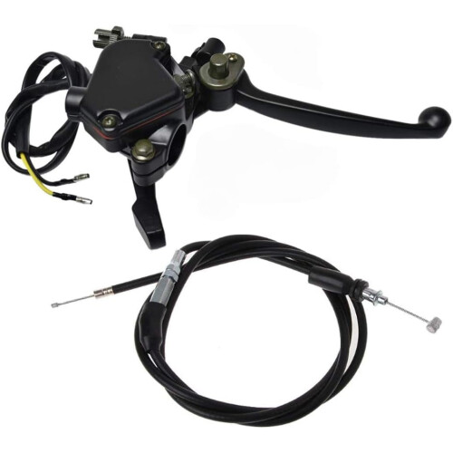 Thumb Throttle Cable with Dual Brake Lever 22mm