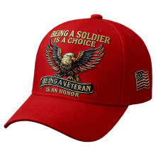 Veteran Eagle Baseball Cap for Men Comfortable Outdoor Wear