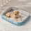 Orthopedic Pet Bed Plush Medium 50x40 cm 1
