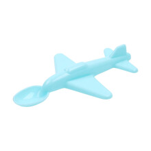Airplane Spoon Clear Plastic Cutlery 6.89x4.13x0.984 in