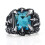 Men's Punk Stainless Steel Dragon Claw Ring Light Blue Size 1
