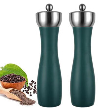 304 Stainless Steel Manual Pepper Grinder,Sea Salt Flower Pepper Mills,Ceramic Core,Multi-Purpose BBQ Spice Shakers Tool